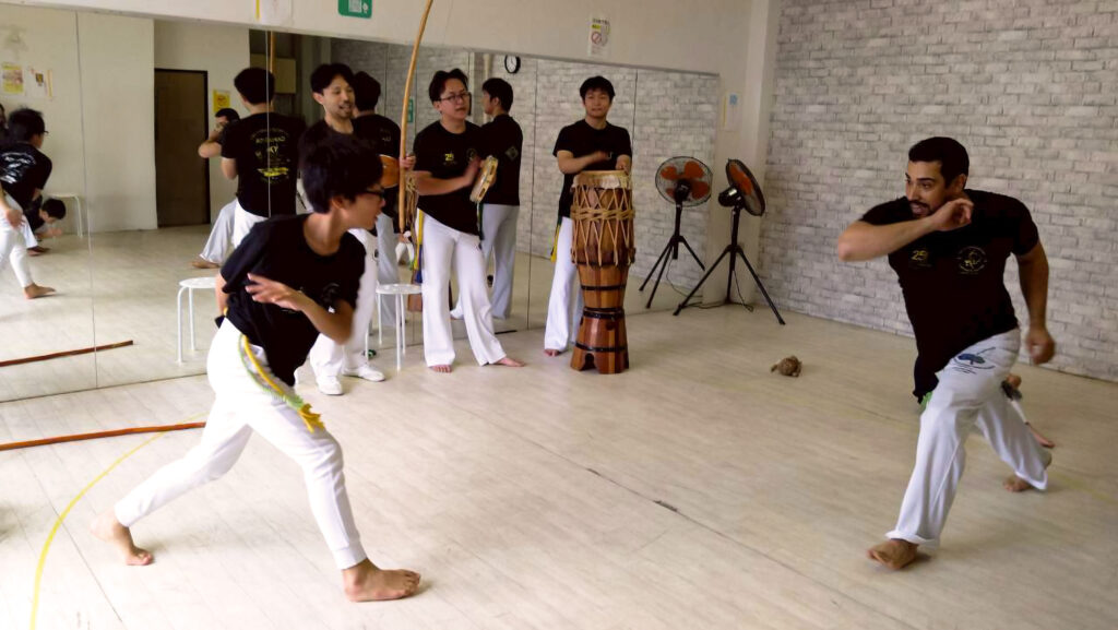 ジョゴをしているところ