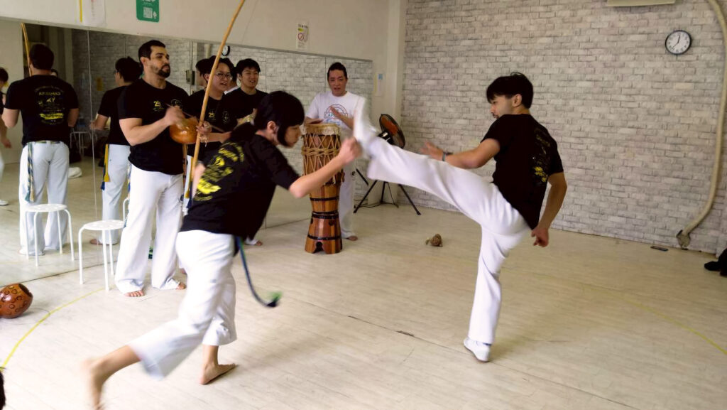 ジョゴをしているところ