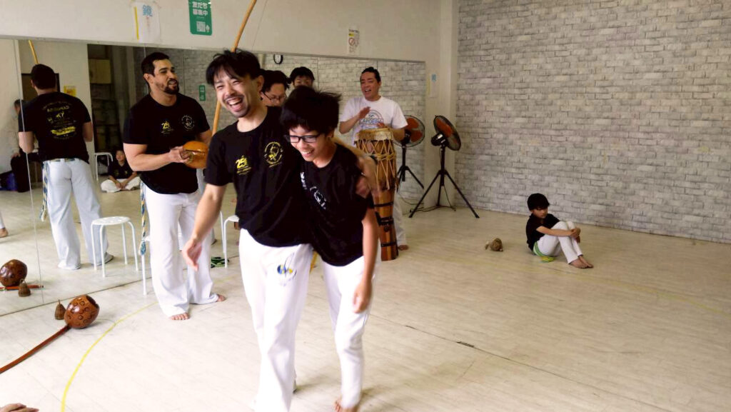 ジョゴをしているところ