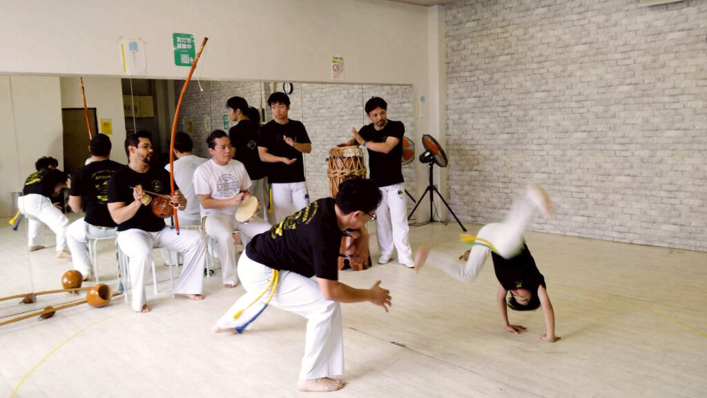 ジョゴをしているところ