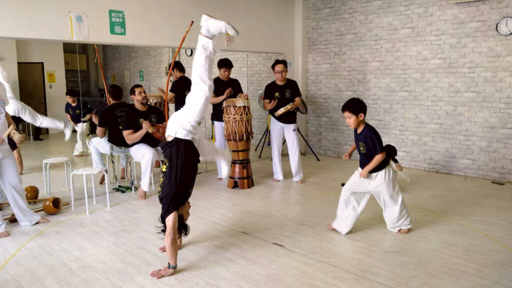 ジョゴをしているところ