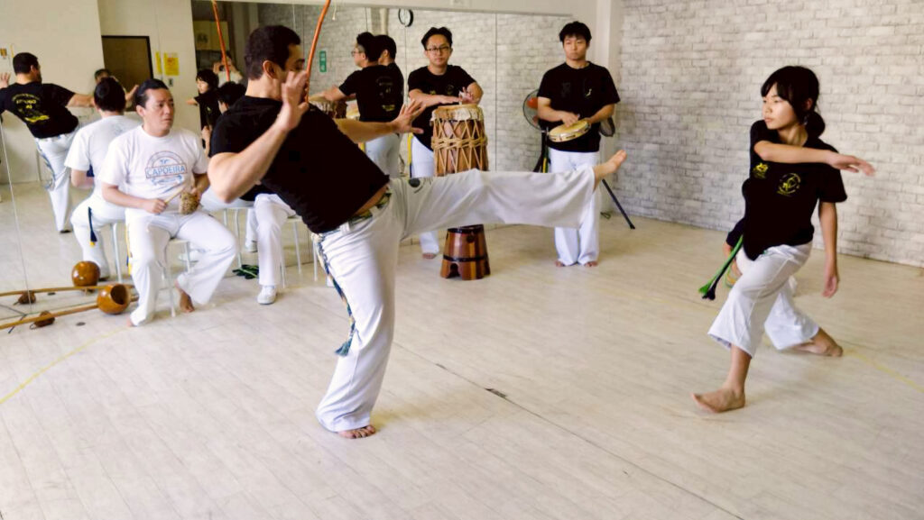 ジョゴをしているところ