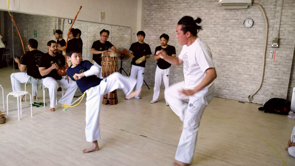 ジョゴをしているところ