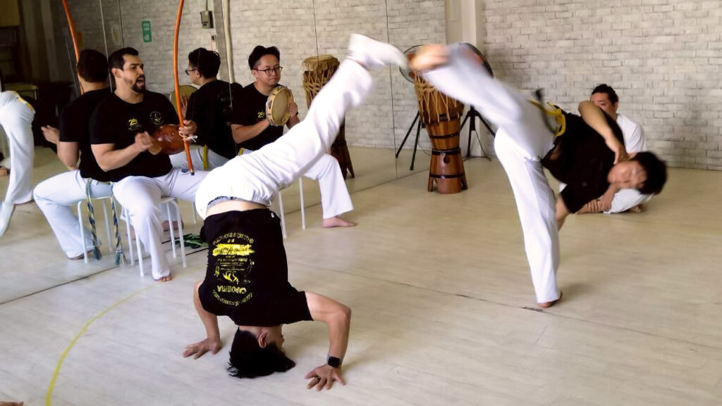 ジョゴをしているところ